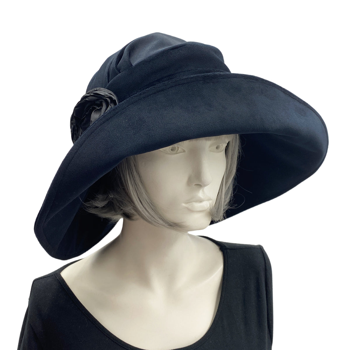 Wide Brim Winter Hats Women in Fleece