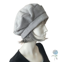 Luxe Fleece Beret with Satin Lining