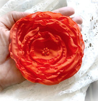 Chiffon Rose Brooch in Many Color Options