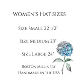 Summer Hats Women, Size Medium Ready to Ship, Cloche Hat, Handmade Sun Hat, Floral Garden and Tea Party Hat