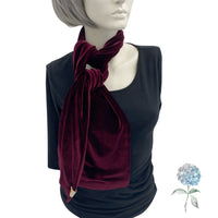 Long Velvet Scarf