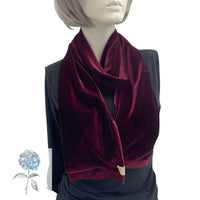 Long Velvet Scarf