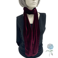 Long Velvet Scarf