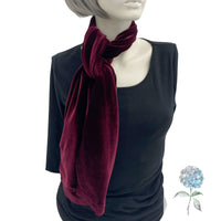 Long Velvet Scarf