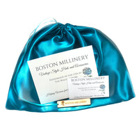 Satin hat storage Bag Boston Millinery