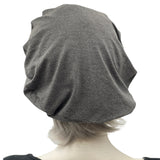 Cotton Berets for Women in Soft Gray Stretch Jersey | More Colors Available