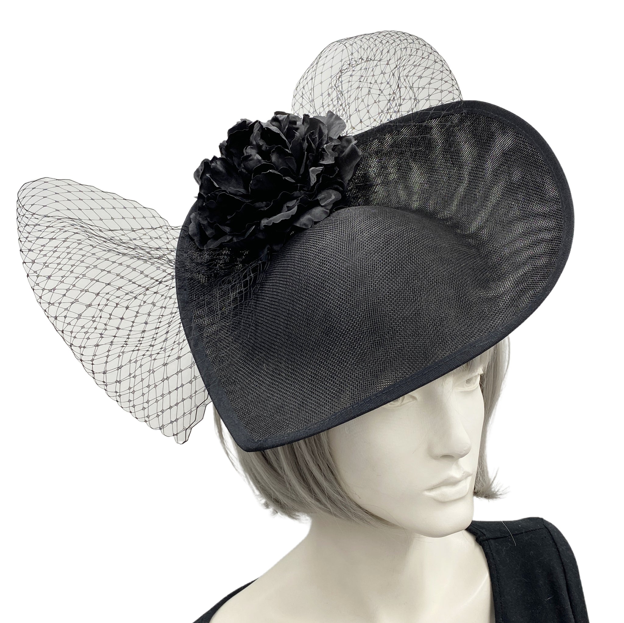 Black Rose | Fascinator | 2024 Black